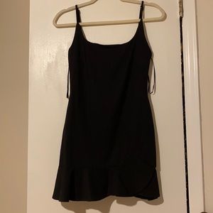 Princess Polly Black Ruffle Bodycon Dress
